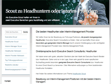 Tablet Screenshot of executive-scout.de